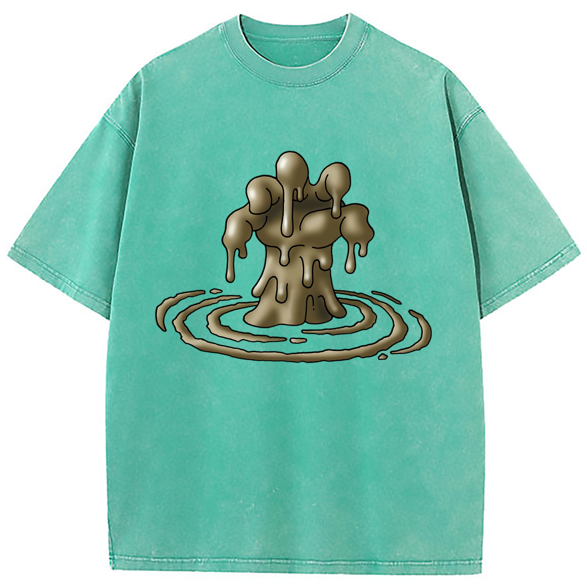（画像用） ドラゴンクエスト Doragon Kuesuto Dragon Quest 綿100% ヴィンテージ風 半袖Tシャツ（フロントプリント）